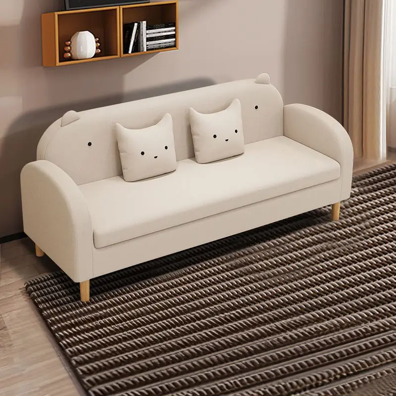 ghe sofa vang boc vai phong cach de thuong sp8963 3