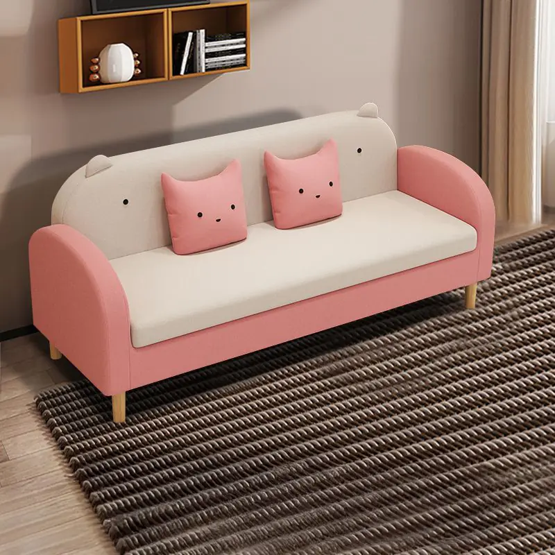 ghe sofa vang boc vai phong cach de thuong sp8963 4