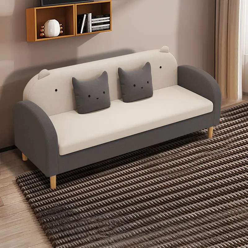 ghe sofa vang boc vai phong cach de thuong sp8963 7