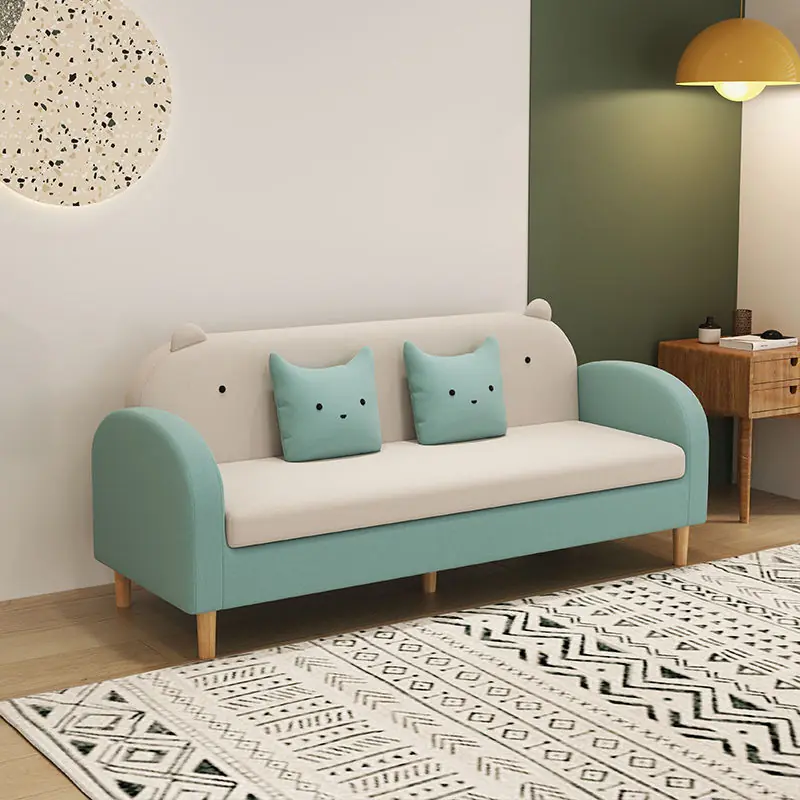 ghe sofa vang boc vai phong cach de thuong sp8963 8