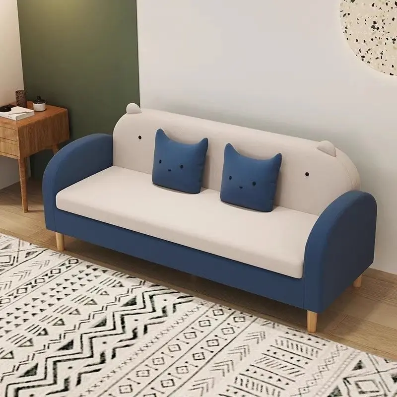 ghe sofa vang boc vai phong cach de thuong sp8963 9