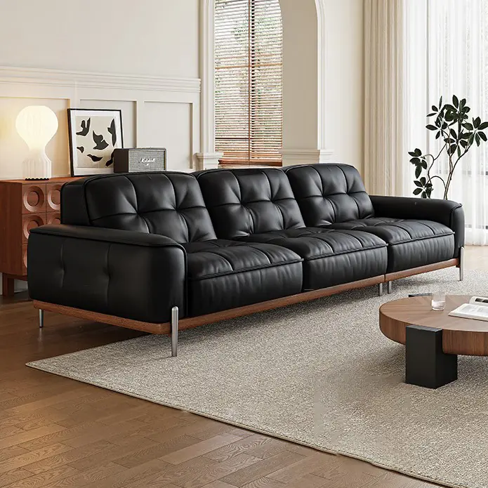 Ghế sofa văng da phong cách cổ điển - SP8757 18 ghe sofa vang da phong cach co dien sp8757 5