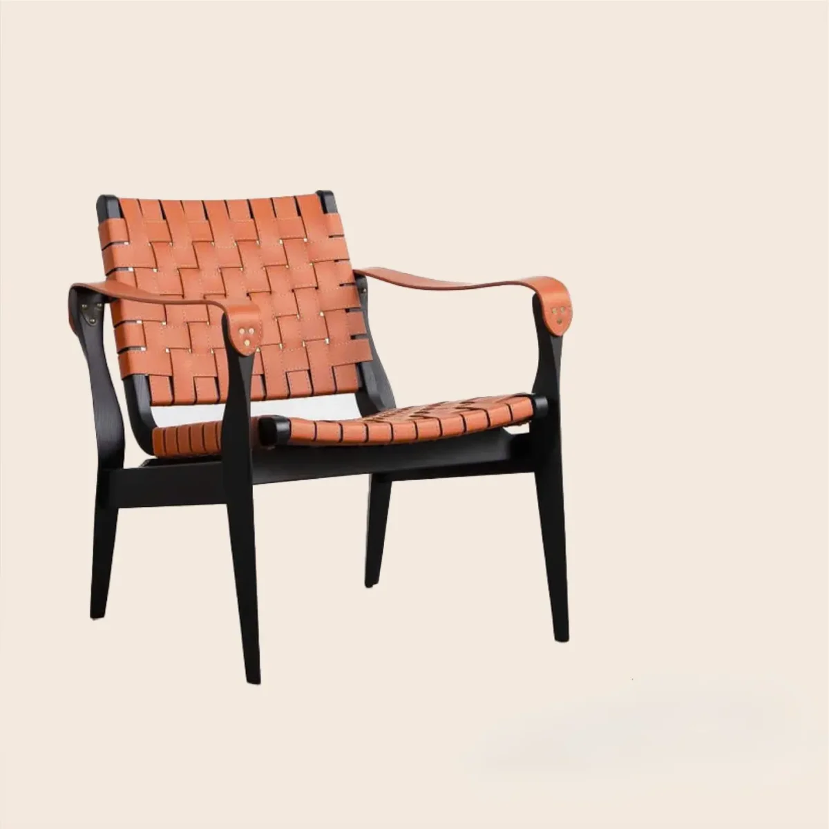 Ghế thư giãn gỗ sồi Mỹ da yên ngựa cao cấp wingsfurni dilan safari chair - SP9436 - Ảnh 2