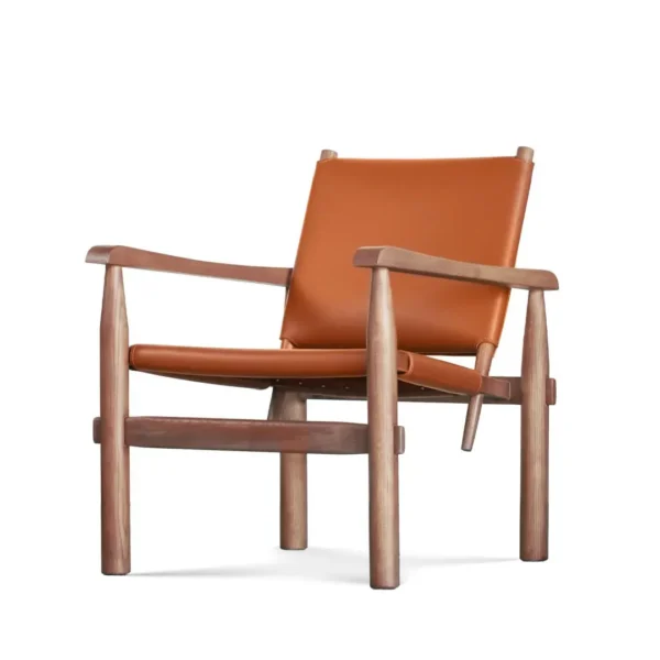 Ghế thư giãn gỗ sồi Mỹ da yên ngựa wingsfurni doulun chair - SP9473