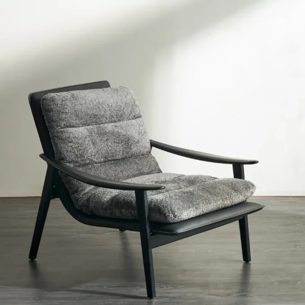 Ghế thư giãn gỗ sồi Mỹ dây da đan wingsfurni cloud chair - SP9484