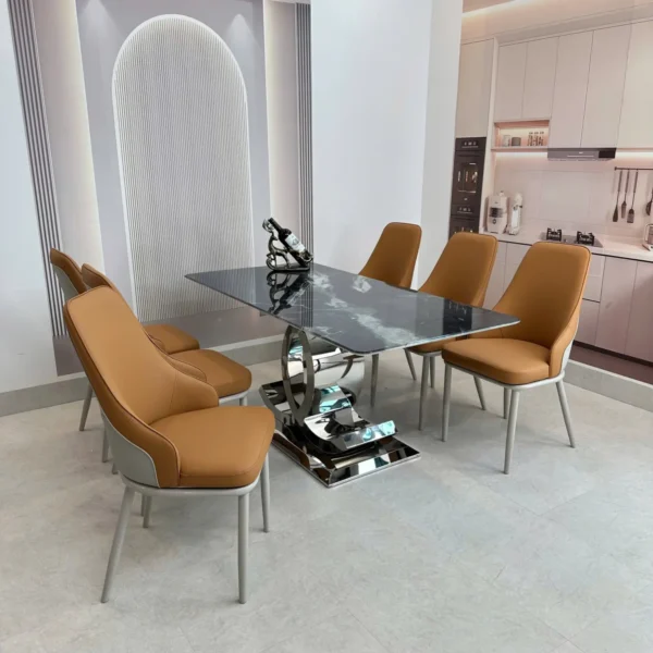 ban an mat da 6 ghe chan chu c doi hien dai sp12052 5