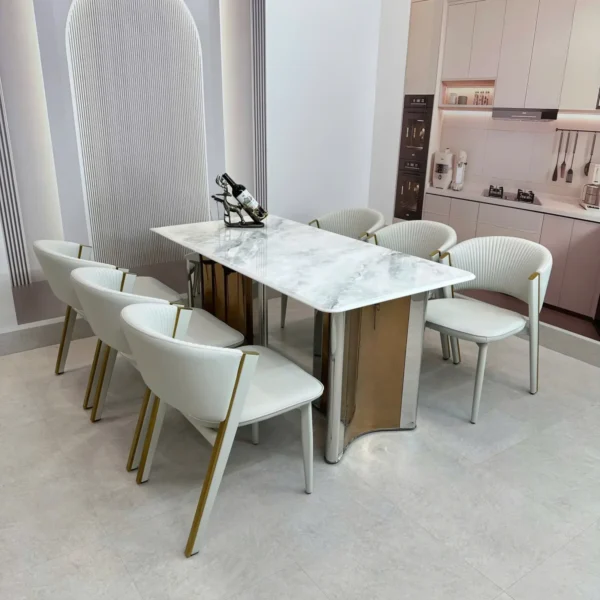 ban an mat da 6 ghe chan inox hien dai sp12120 4