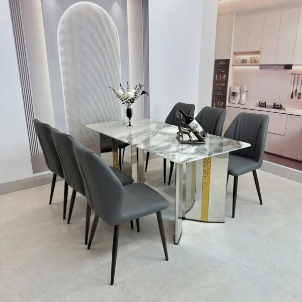 ban an mat da 6 ghe da chan inox ma vang cao cap sp11992 5