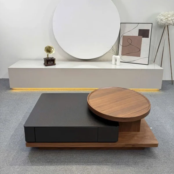 Bàn trà đôi mặt đá cao cấp - SP11381