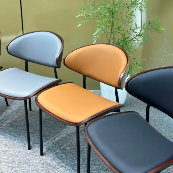 Ghế ăn bọc da khung gỗ cao cấp - SP11551