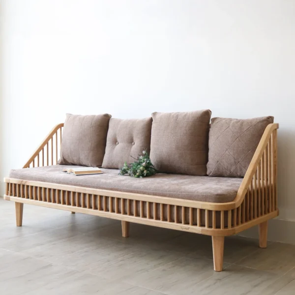 ghe sofa boc vai khung go co dien sp11738