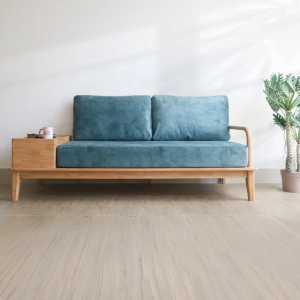 Ghế sofa bọc vải khung gỗ cổ điển - SP11764