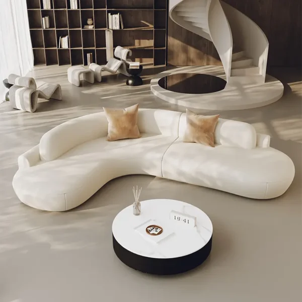 ghe sofa dang cong boc vai hien dai sp11543