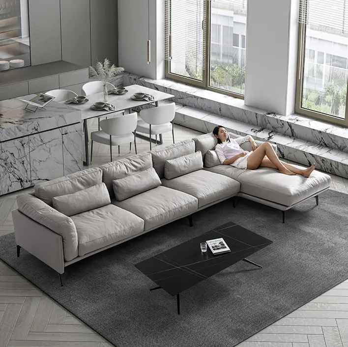 Ghế Sofa Góc Chữ l bọc Da cao cấp - Sp11259 5 Ghế Sofa Góc Chữ l bọc Da cao cấp - Sp11259 - Ảnh 5