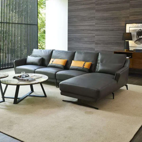 ghe sofa goc chu l boc da cao cap sp12174