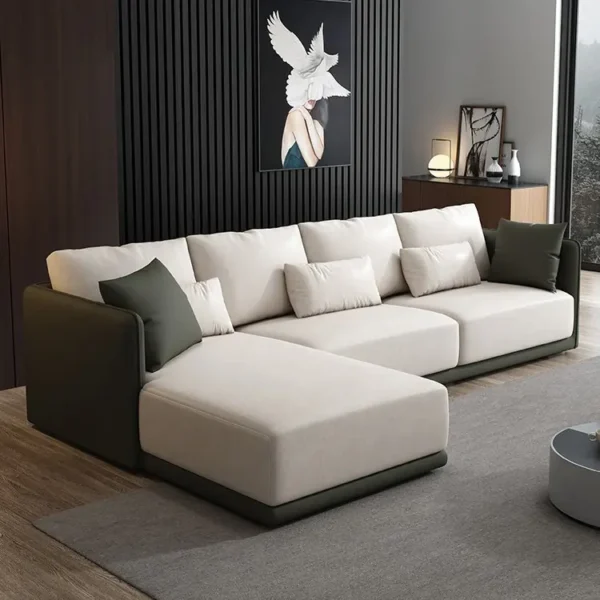 Ghế Sofa Góc Chữ L Bọc Vải Hiện Đại - SP11253