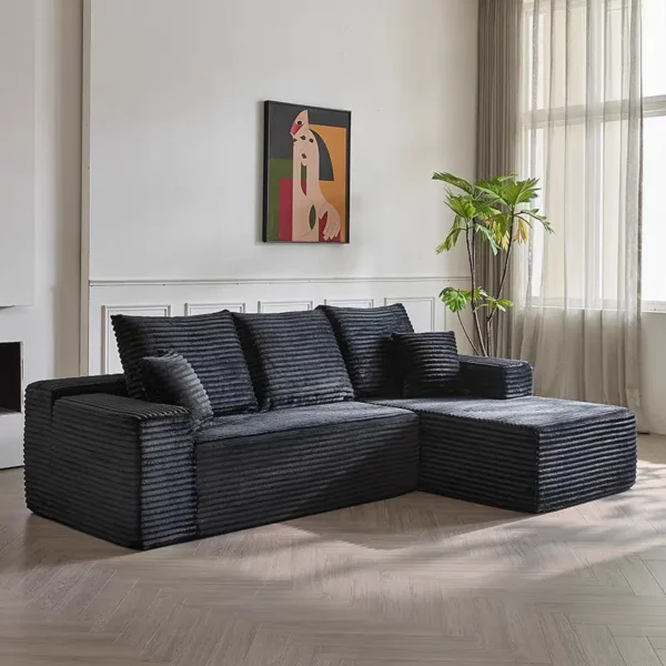 Ghế Sofa Góc Chữ L bọc vải nỉ mềm mại êm ái - SP11205 8 ghe sofa goc chu l boc vai ni mem mai em ai sp11205 2