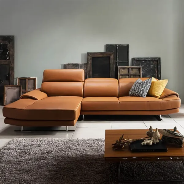 Ghế Sofa Góc Chữ L Có Tựa Gật Gù Êm Ái - SP12182