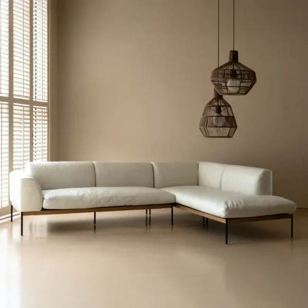 Ghế Sofa góc chữ L form nhỏ gọn thanh lịch - SP11328
