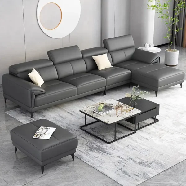 Ghế Sofa góc có tựa gật gù êm ái - SP11359