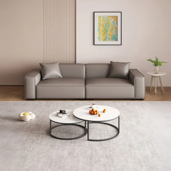 ghe sofa vang boc da cao cap sp10965 1