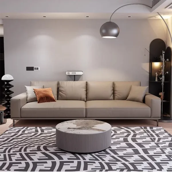 Ghế sofa văng bọc da êm ái hiện đại - SP11345