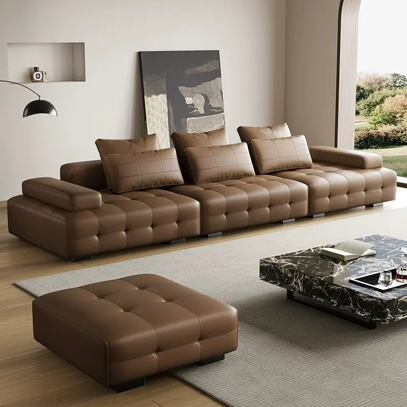Ghế Sofa văng bọc da hiện đại - SP11000 17 ghe sofa vang boc da hien dai sp11000 10