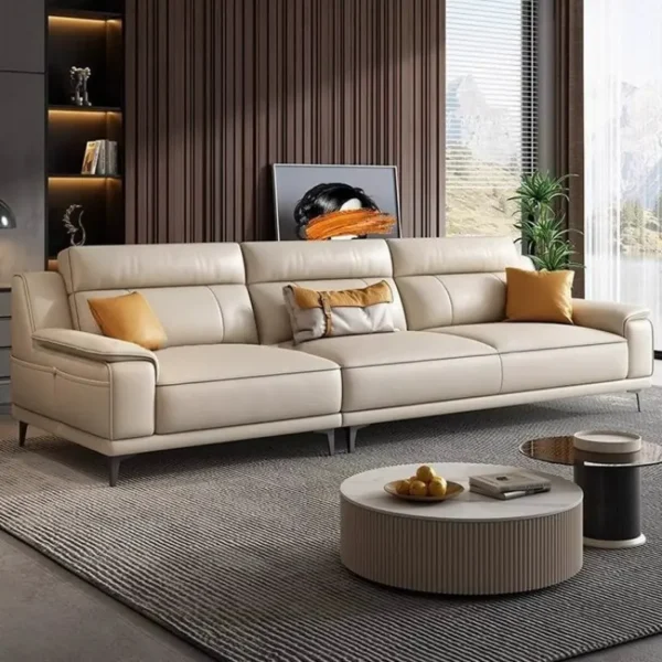 Ghế Sofa văng bọc da hiện đại - SP11118