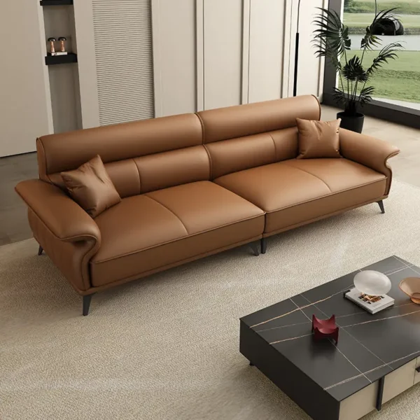 ghe sofa vang boc da nau hien dai sp12197 2