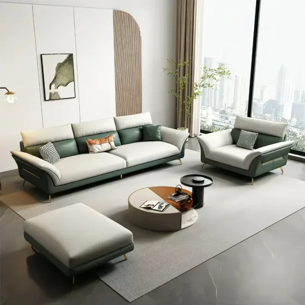 ghe sofa vang boc da phoi mau doc dao sp11938 1