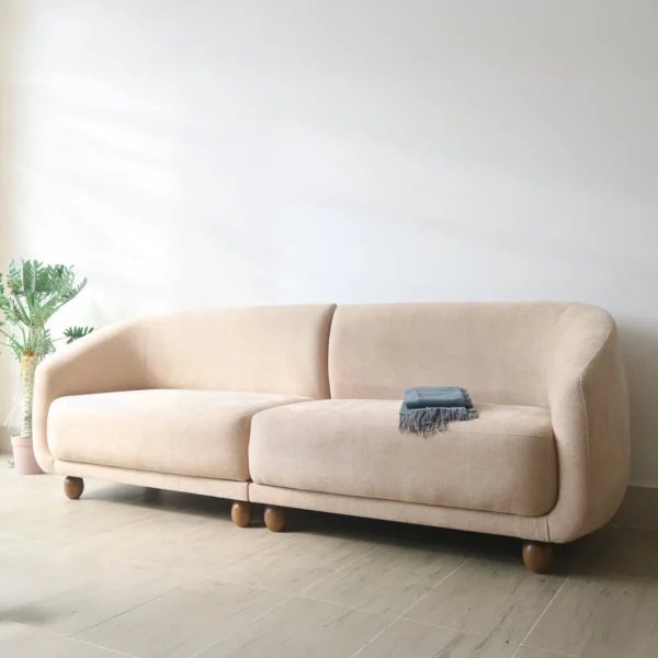 Ghế sofa văng bọc vải cổ điển - SP11756