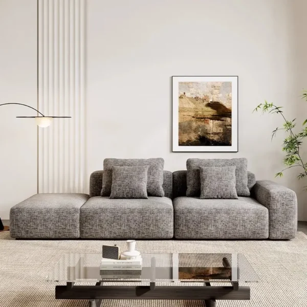 Ghế Sofa Văng Bọc Vải kiểu dáng hiện đại - SP11243