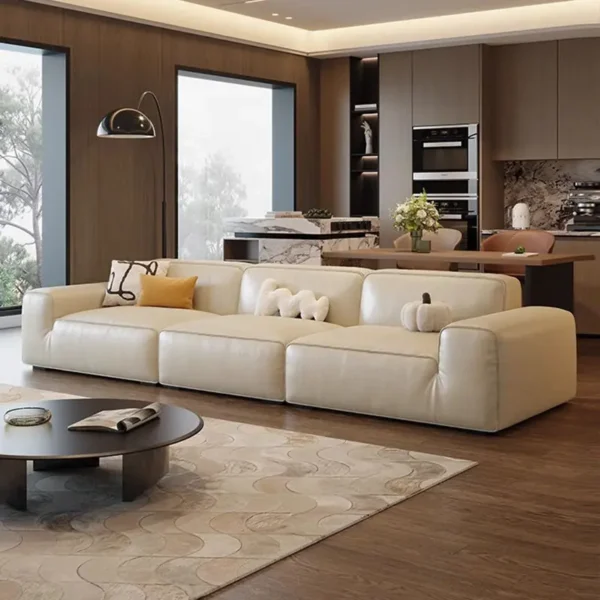 sofa da cao cap su lua chon hoan hao cho phong khach sang trong 1