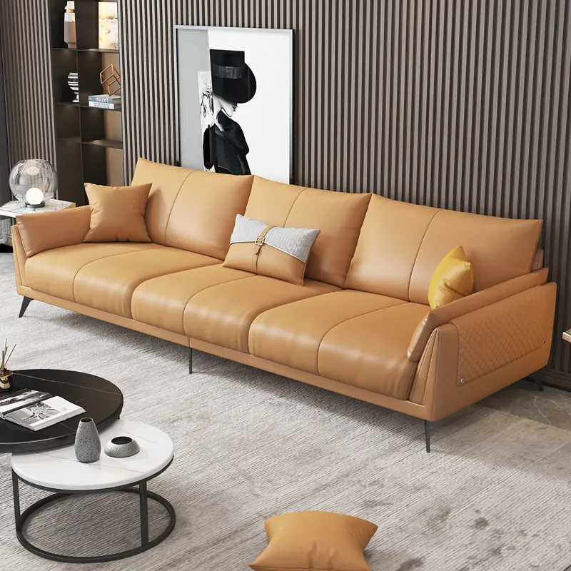 sofa da cao cap su lua chon hoan hao cho phong khach sang trong 10