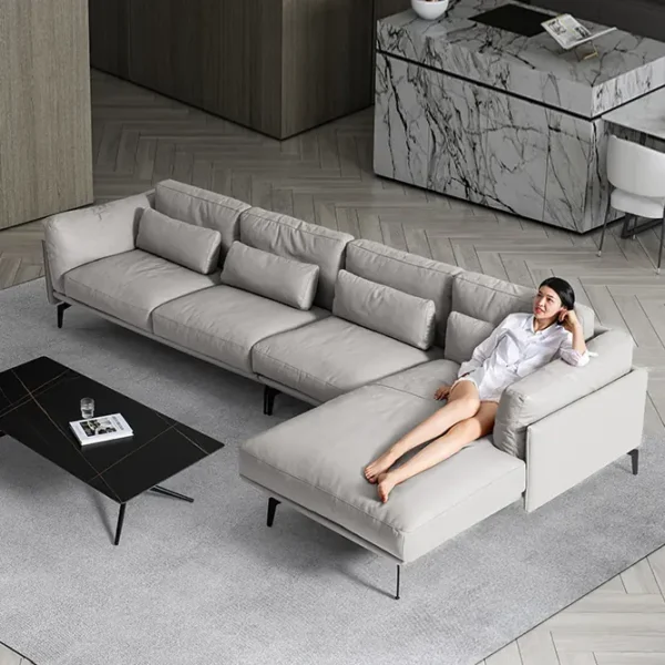 sofa da cao cap su lua chon hoan hao cho phong khach sang trong 25