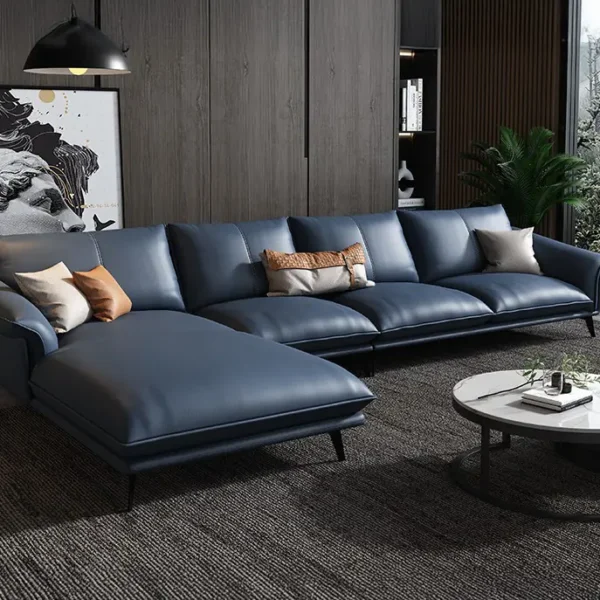 sofa da cao cap su lua chon hoan hao cho phong khach sang trong 5