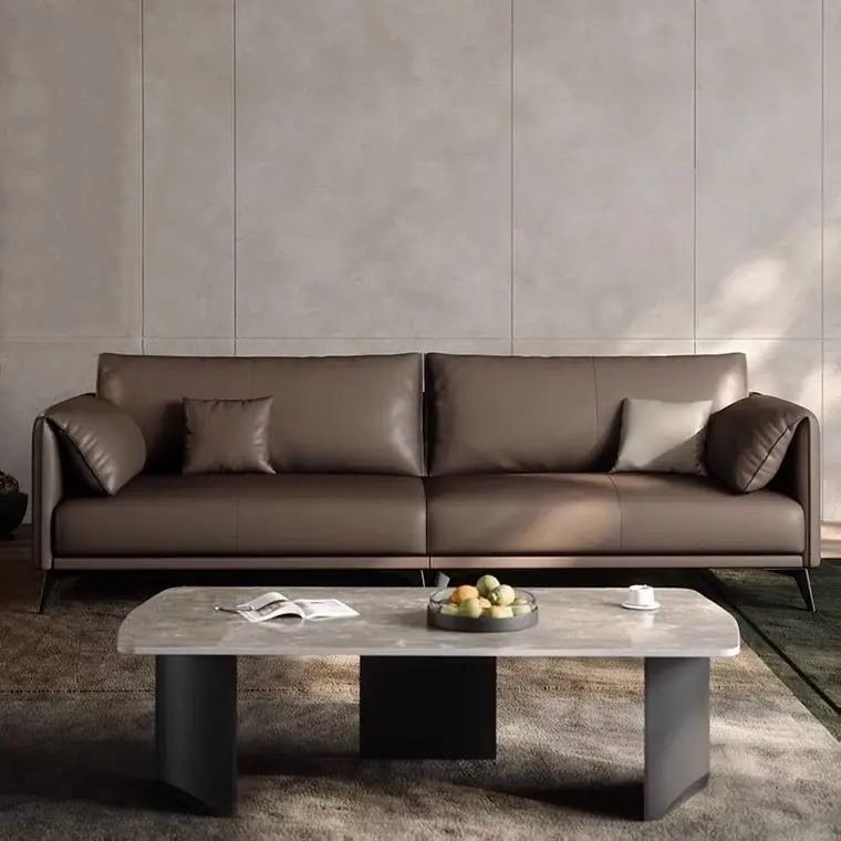 sofa da cao cap su lua chon hoan hao cho phong khach sang trong 9