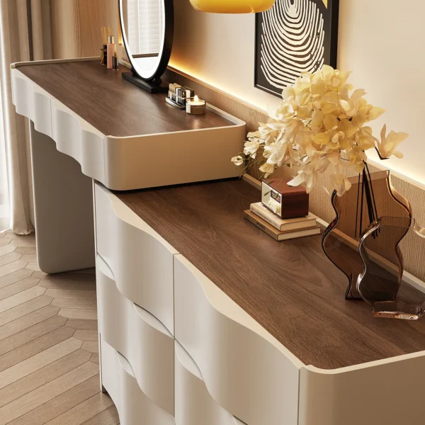 ban trang diem go tich hop tu thiet ke uon song sp13294 2