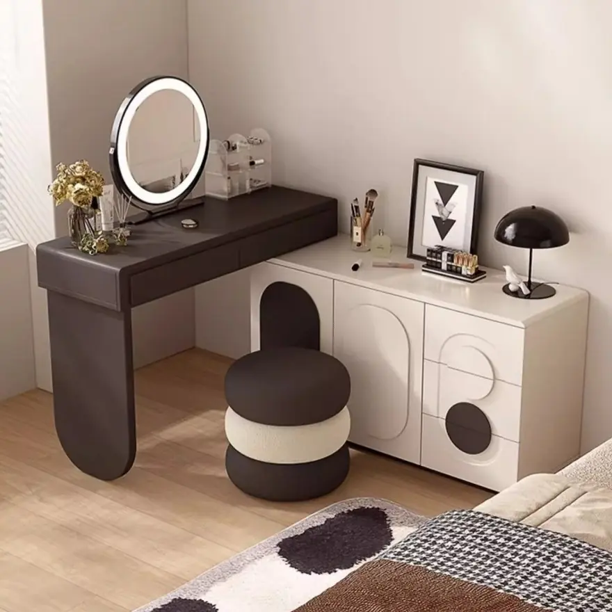 Bàn trang điểm tích hợp tủ lưu trữ hiện đại sp13001