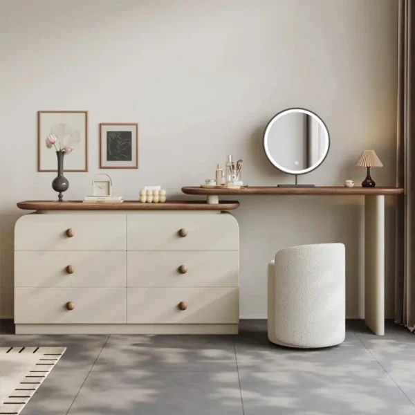 Bàn trang điểm tích hợp tủ lưu trữ thanh lịch - SP13386