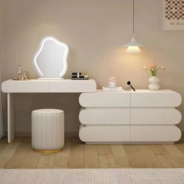 Bàn Trang Điểm tích hợp tủ ngăn kéo gỗ thanh lịch - SP12947