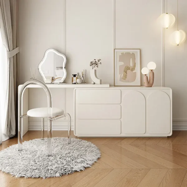 Bàn trang điểm tích hợp với tủ gỗ thanh lịch - SP12986