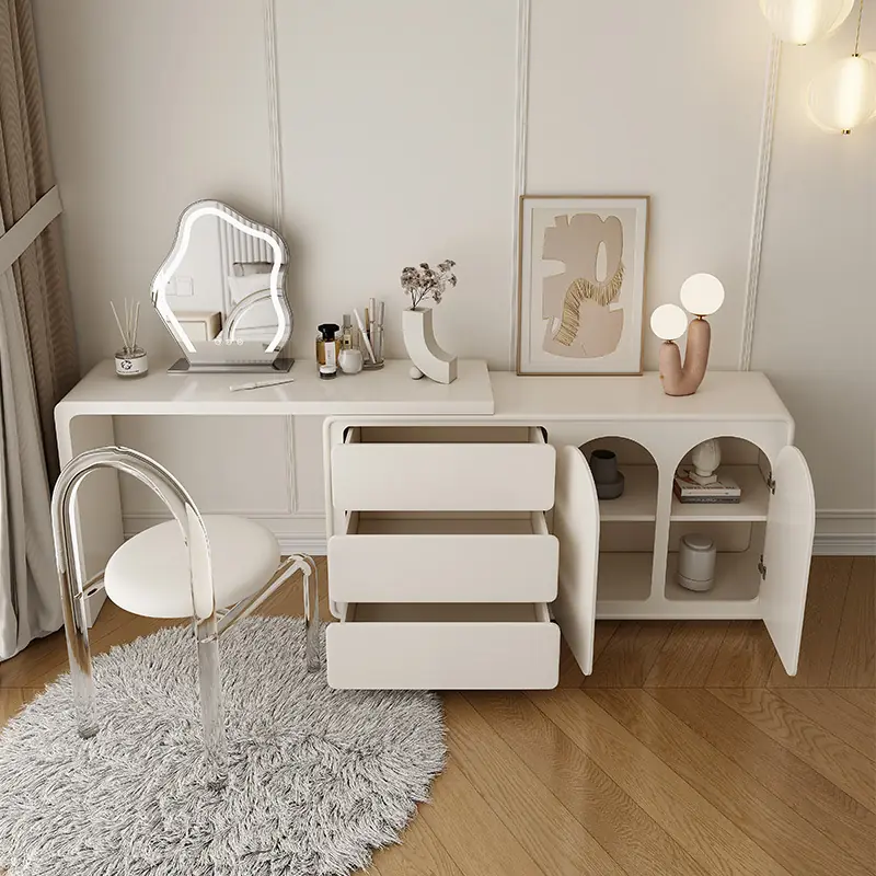 Bàn trang điểm tích hợp với tủ gỗ thanh lịch SP12986