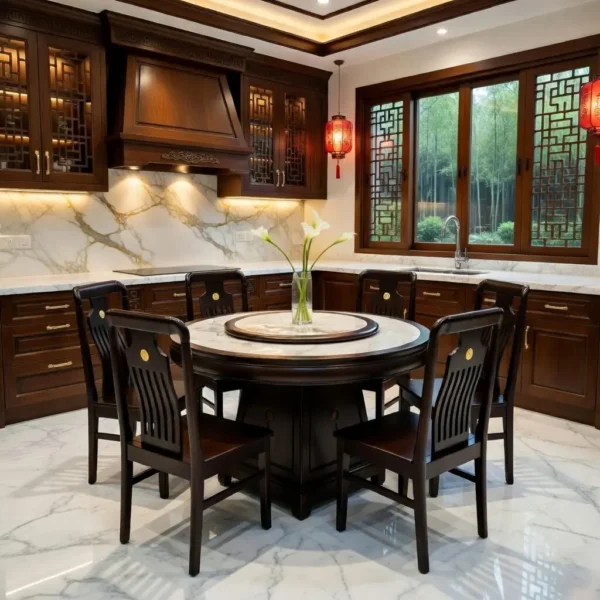 bo ban an tron go gu nam phi mat da cao cap nhap khau sp13702