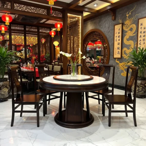 bo ban an tron go gu nam phi nhap khau cao cap sp13709 1