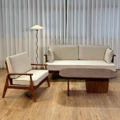 Bộ Sofa Bọc Vải Khung Gỗ Thanh Lịch - SP13590 13 bo sofa boc vai khung go thanh lich sp13590 1