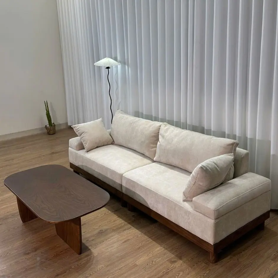 Ghế Sofa Bọc Vải Khung Gỗ Cao Cấp - SP13583 13 ghe sofa boc vai khung go cao cap sp13583 8