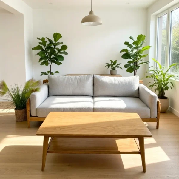 Ghế Sofa Bọc Vải Khung Gỗ Tần Bì Thanh Lịch - SP13645