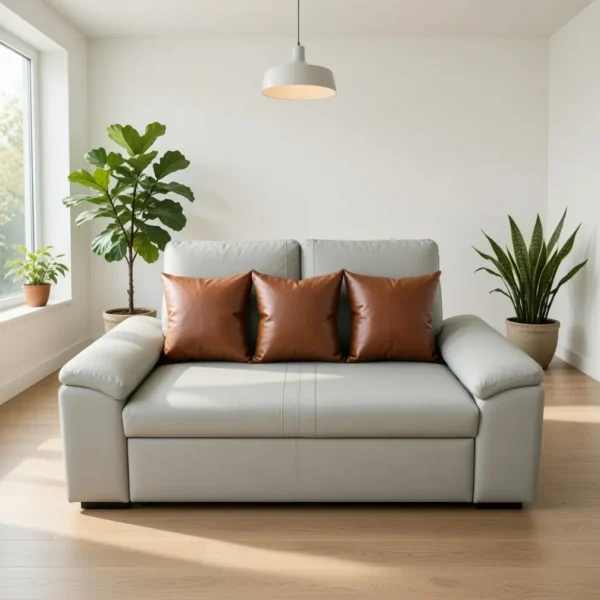 Trang chủ 386 Ghế Sofa Giường Kéo Bọc Da Hiện Đại - SP13128