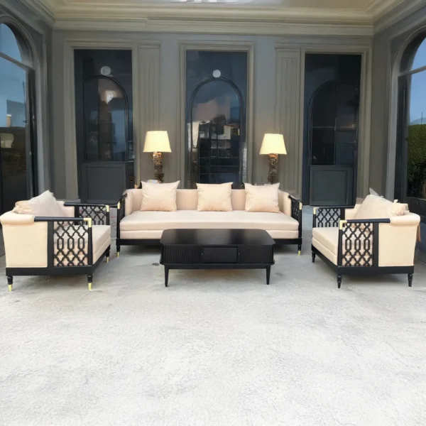 Ghế sofa khung gỗ bọc vải thanh lịch - SP13157